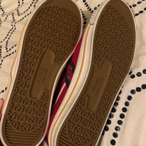 Gucci sneakers. Red color. 100% new, never wore them. 10.5.